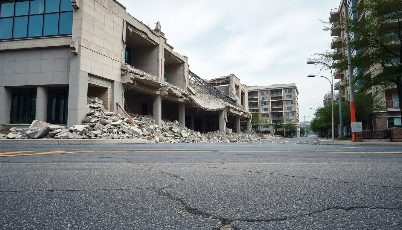 Realistic earthquake damage