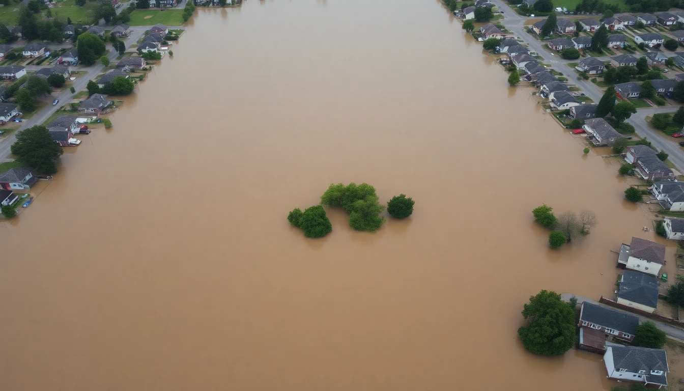 Realistic urban flooding